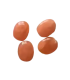 Perles Acryliques Ovales Plates - MANDARINE