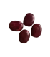Perles Acryliques Ovales Plates - BORDEAUX