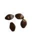 Perle Acrylique Losange - MARRON