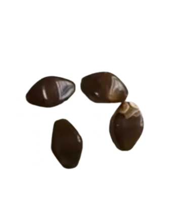 Perle Acrylique Losange - MARRON