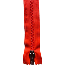 Fermeture Eclair Spiralée Non Séparable FLUO - 30cm - ROUGE