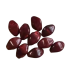 Perle Acrylique Losange - BORDEAUX