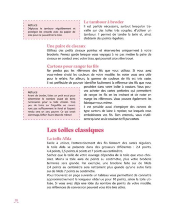 Jolis motifs à broder