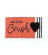 Etiquette tissée à coudre : Just a little Crush - FRAISE