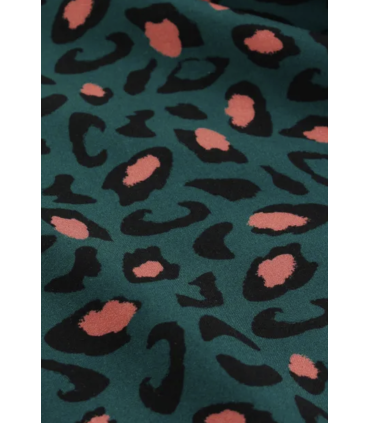ÉGLANTINE ET ZOÉ : Viscose bagheera - VERT DARK LAGUNE