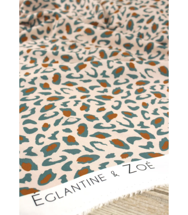 ÉGLANTINE ET ZOÉ : Viscose bagheera - VERT EUCALYPTUS