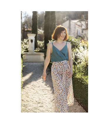 ÉGLANTINE ET ZOÉ : Viscose bagheera - VERT EUCALYPTUS