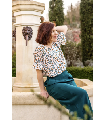 ÉGLANTINE ET ZOÉ : Viscose bagheera - VERT EUCALYPTUS