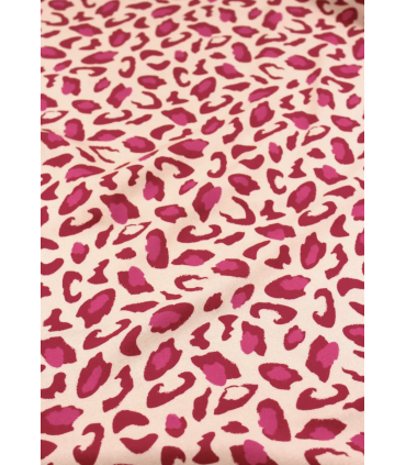 ÉGLANTINE ET ZOÉ : Viscose bagheera - ROUGE GRENADE