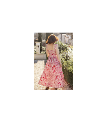ÉGLANTINE ET ZOÉ : Viscose bagheera - ROUGE GRENADE