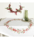 RICO DESIGN : kit de broderie pré-imprimé - Nappe - Couronne de gui