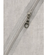 Fermeture à glissière spiralée grosse maille au mètre - ARGENT
