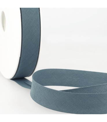 BIAIS COTON Replié bleu indigo