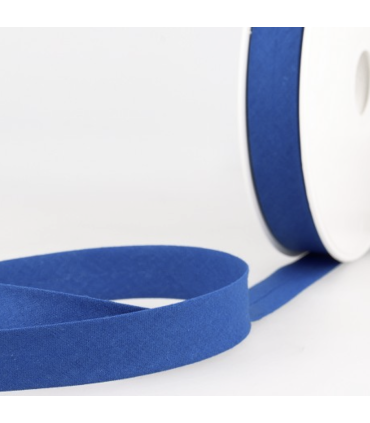 BIAIS COTON Replié bleu électrique