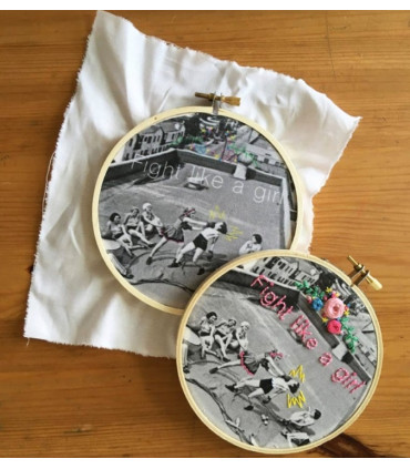 The Comptoir : Kit de broderie - Fight Like A Girl
