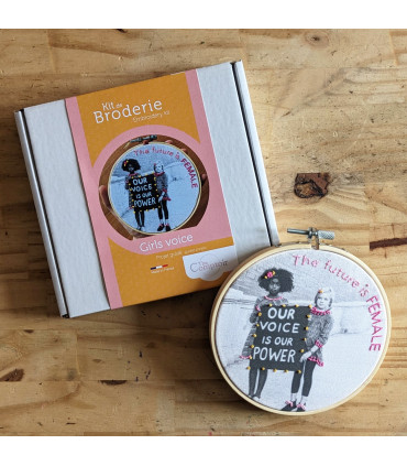The Comptoir : Kit de broderie - La Voix Des Femmes