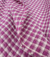 COUSETTE - Poly Coton Vichy SHINY - MAGENTA