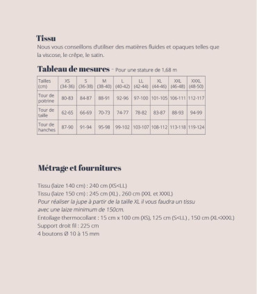 SINGULIÈRE par COUSETTE : La Jupe - OPÉRETTE