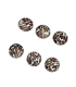 Perles Acryliques Rondes Plates  - LÉOPARD