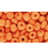 Perles : intercalaires fluo 4mm - ORANGE