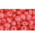 Perles : intercalaires fluo 4mm - ROSE