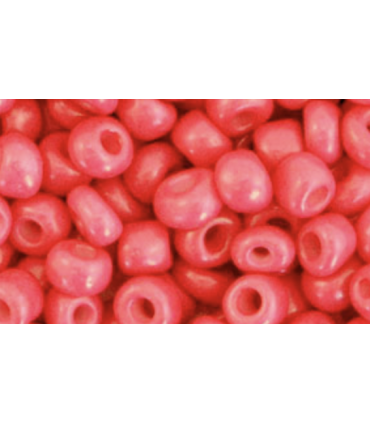 Perles : intercalaires fluo 4mm - ROSE
