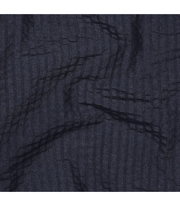 Seersucker texturé - MARINE
