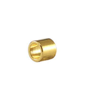 Perles : tube en métal 4mm - DORÉ
