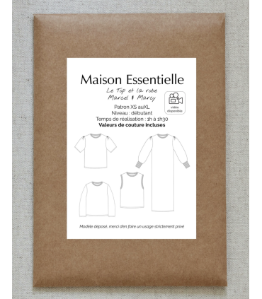 MAISON ESSENTIELLE - Robe/Top Marcel et Marcy