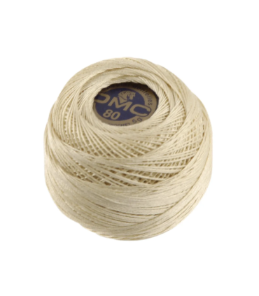 DMC : fil coton pour crochet - spécial dentelle - art 19 - ÉCRU