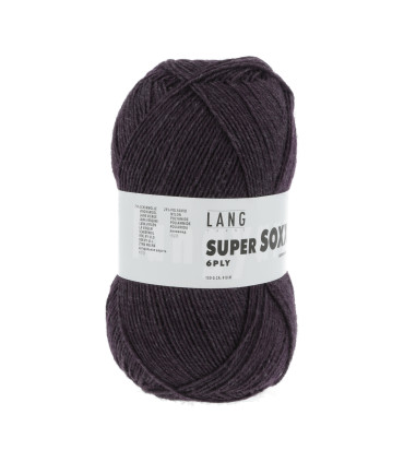 LANGYARNS - SuperSOXX 6ply - AUBERGINE
