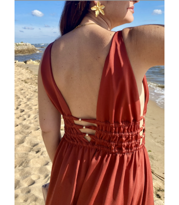 CLÉMATISSE PATTERN: Robe SELENA