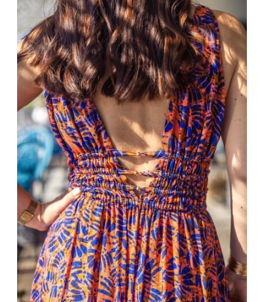 CLÉMATISSE PATTERN: Robe SELENA