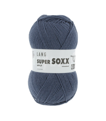 LANGYARNS - SuperSOXX 6ply - JEAN FONCÉ