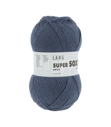 LANGYARNS - SuperSOXX 6ply - JEAN FONCÉ