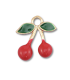 Pendentif cerise - ROUGE