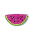 Broche en perles brodée - Petite PASTÈQUE