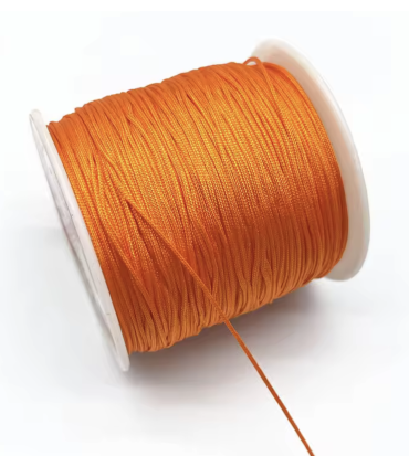 Fil de Jade 0,8mm - ORANGE
