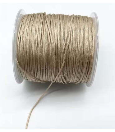 Fil de Jade 0,8mm - BEIGE