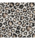 Canvas coton - Léopard - CRÈME