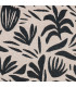 Gobelin - Fleurs Géométriques - CRÈME et NOIR