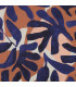 Satin de Coton Monstera - BLEU ÉLECTRIQUE, ROSE, CAMEL