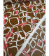 Viscose - Motifs géométriques - CARAMEL
