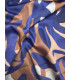 Satin de Coton Monstera - BLEU ÉLECTRIQUE, ROSE, CAMEL