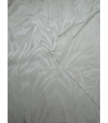 Jacquard de Viscose - Zèbre - ÉCRU