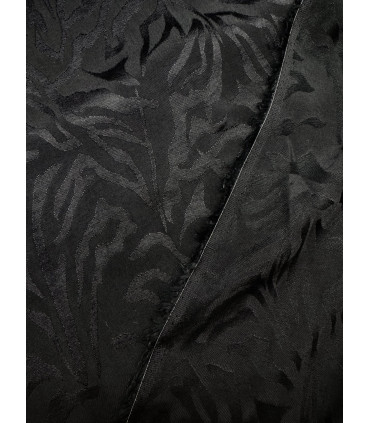 Jacquard de Viscose - Zèbre - NOIR