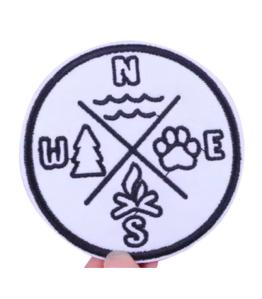 Thermocollant - Nord, Sud, Est, Ouest - NOIR et BLANC