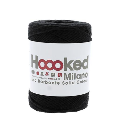 HOOOKED Fil éco barbante MILANO - NOIR