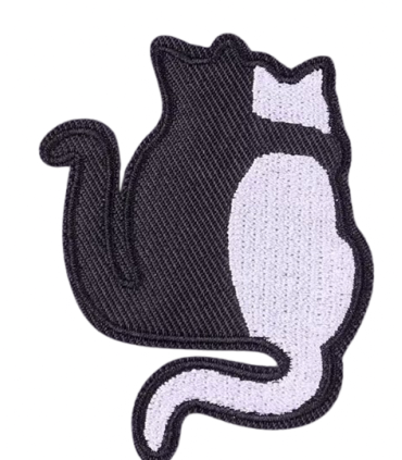 Thermocollant - Chats - NOIR et BLANC