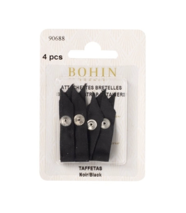 Attaches bretelles - NOIR